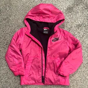 Girls’ Nike Fleece-lined Windbreaker Zip Jacket